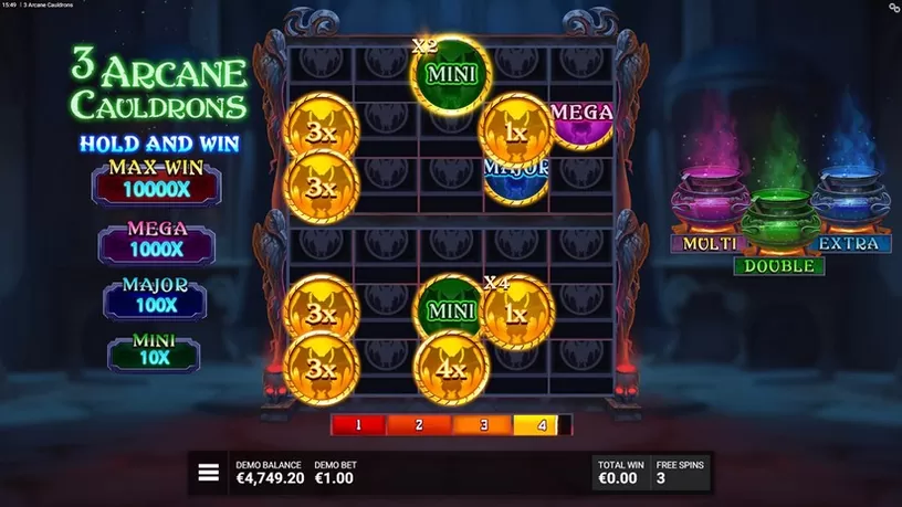 3 Arcane Cauldrons slot screenshot 4