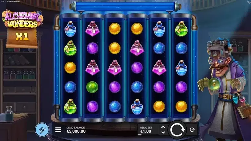 Alchemist Wonders slot screenshot 1