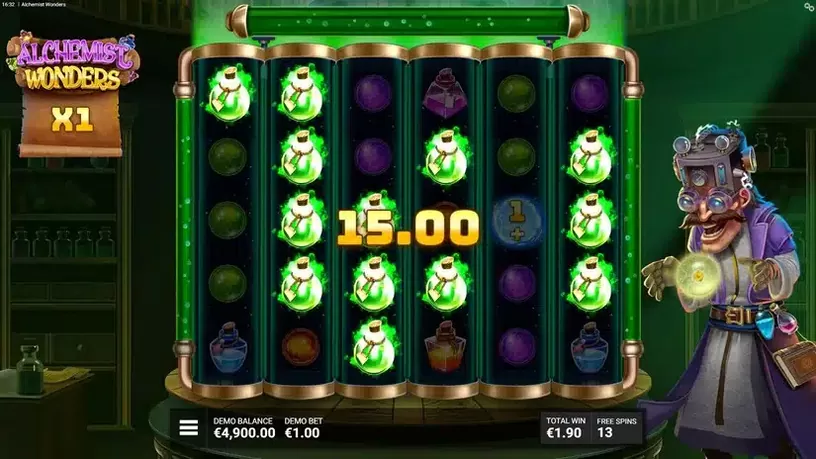 Alchemist Wonders slot screenshot 5