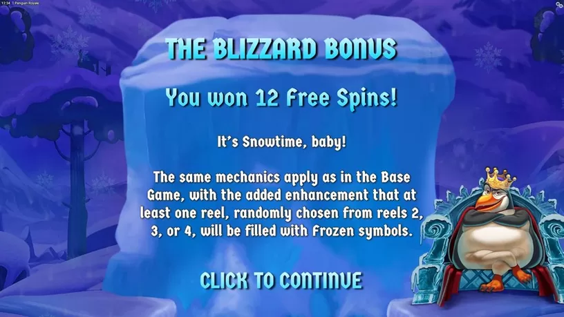 Penguin Royale slot screenshot 3