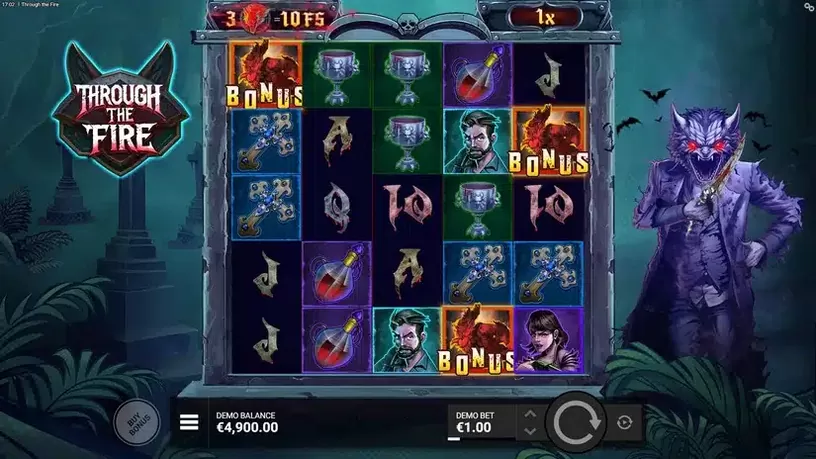 Through the Fire slot screenshot 2