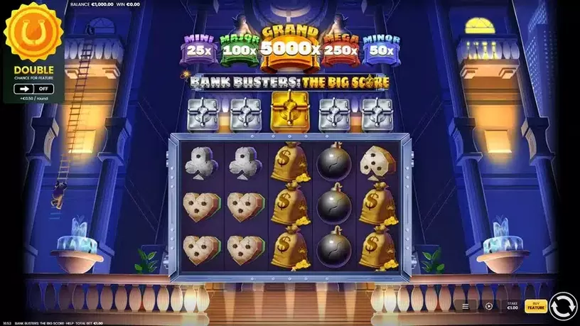 Bank Busters The Big Score slot screenshot 1