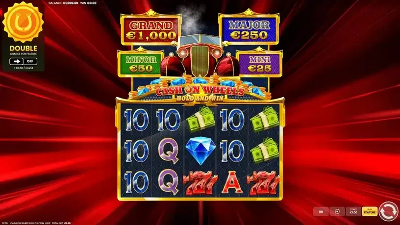 Cash on Wheels Hold & Win slot screenshot 1