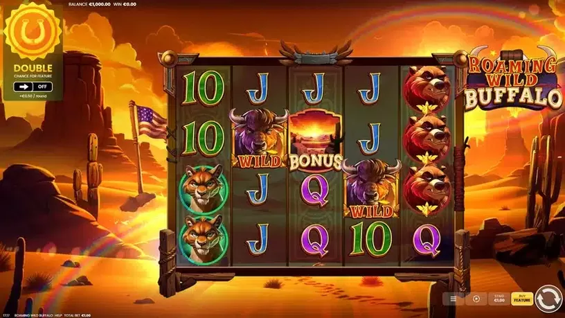 Roaming Wild Buffalo slot screenshot 1