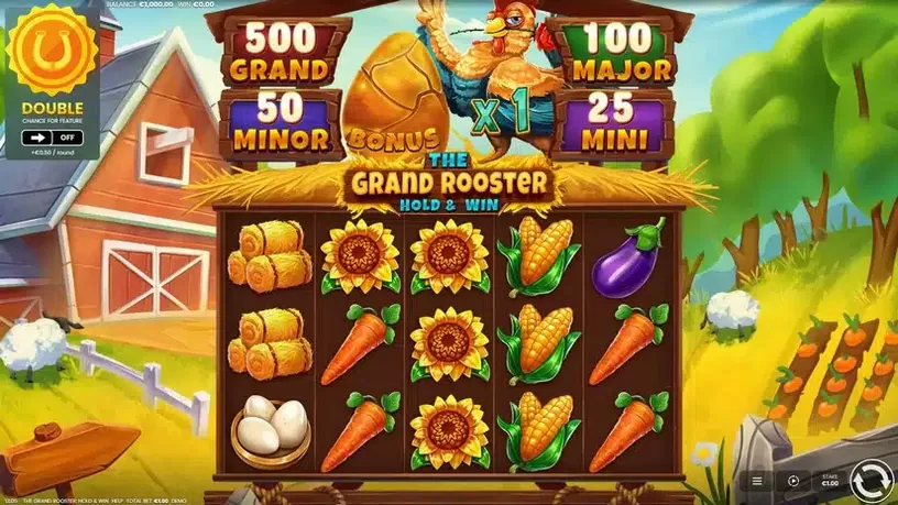 The Grand Rooster: Hold & Win slot screenshot 1