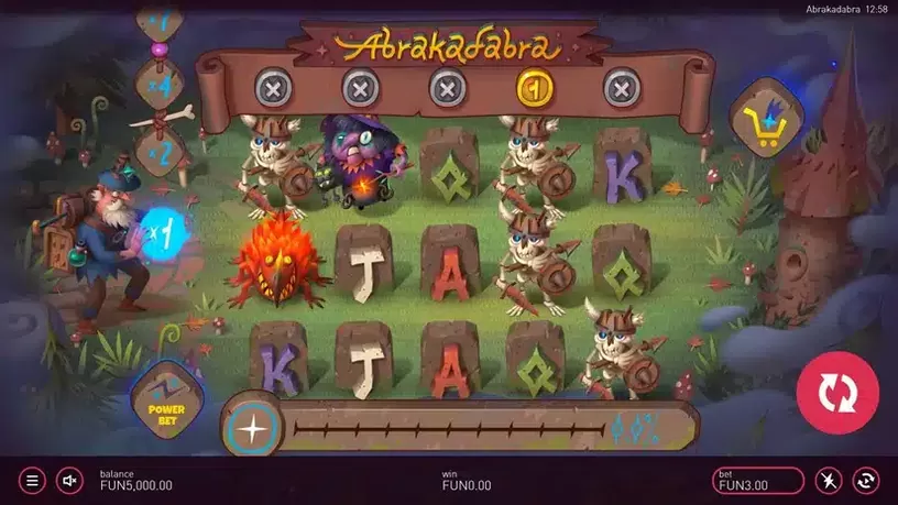 Abrakadabra slot screenshot 1
