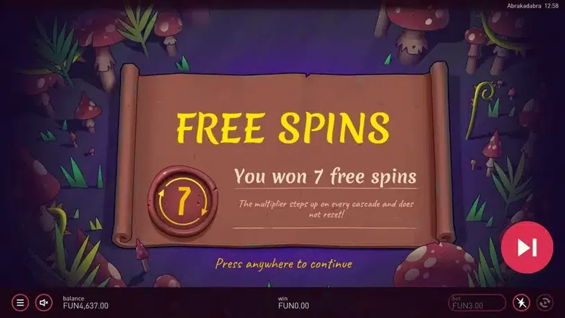 Abrakadabra slot screenshot 4