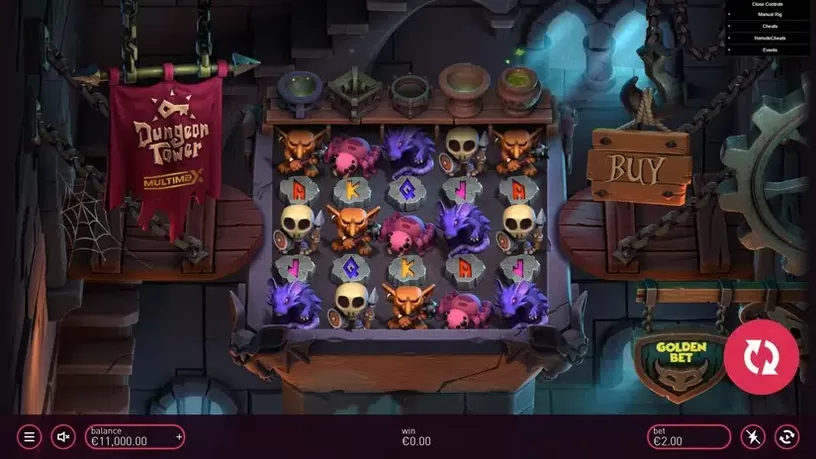 Dungeon Tower slot screenshot 1