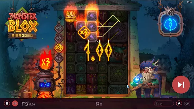 Monster Blox slot screenshot 5