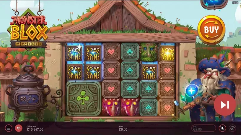 Monster Blox slot screenshot 4