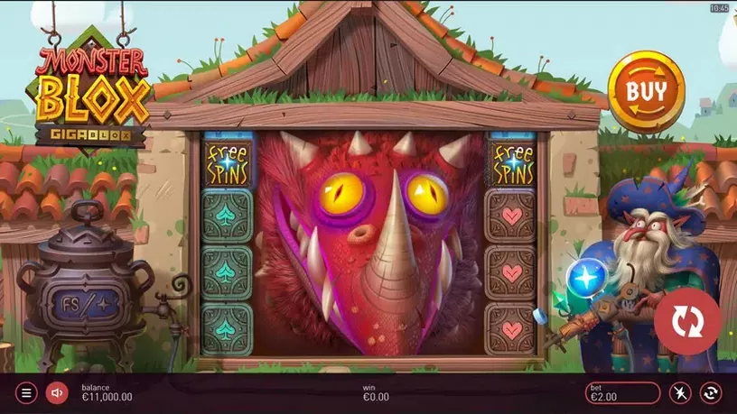Monster Blox slot screenshot 1
