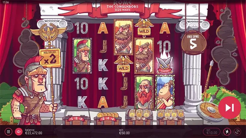 Rome – The Conquerors slot screenshot 4