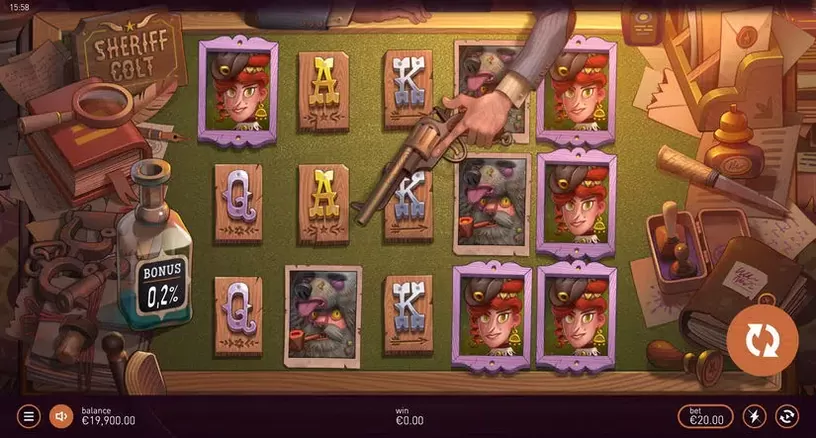 Sheriff Colt slot screenshot 1