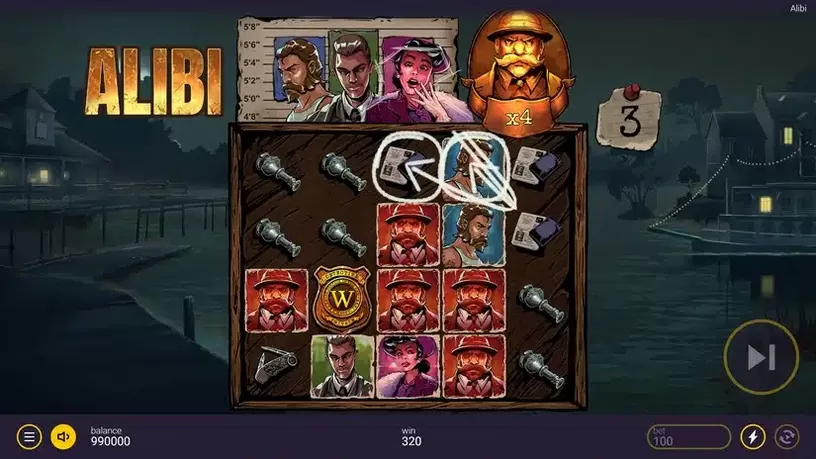 Alibi slot screenshot 5