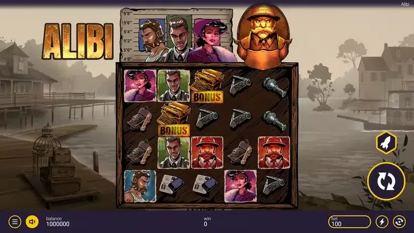 Alibi slot screenshot 1