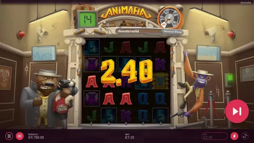 Animafia slot screenshot 4