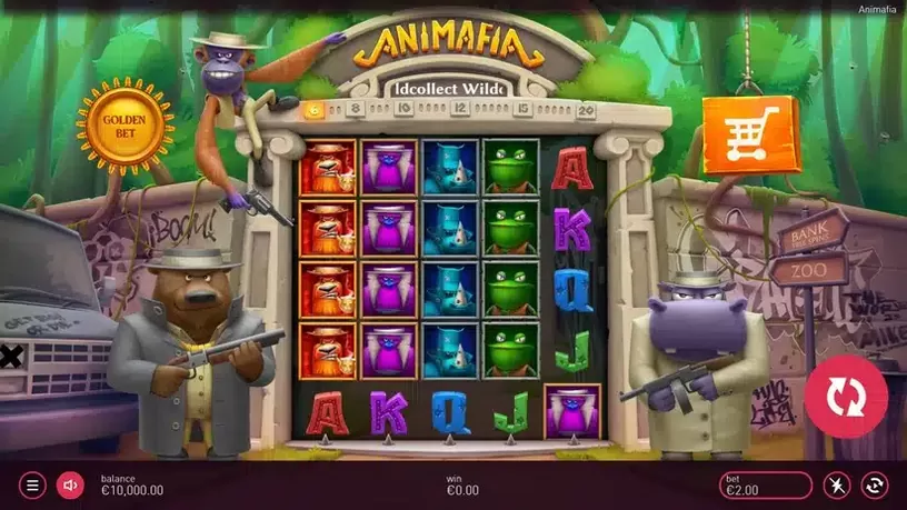 Animafia slot screenshot 1