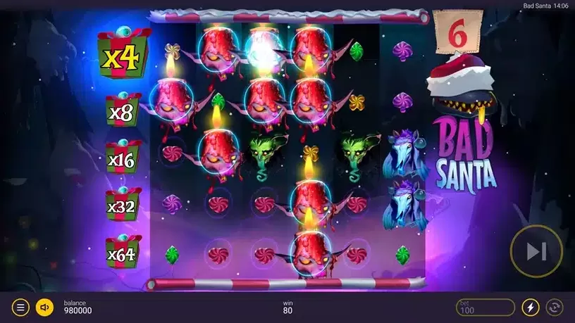 Bad Santa slot screenshot 5