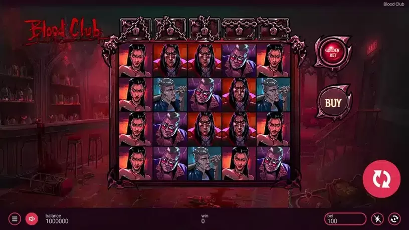 Blood Club slot screenshot 1