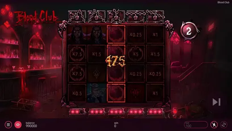 Blood Club slot screenshot 5