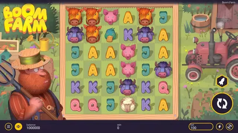 Boom Farm slot screenshot 1