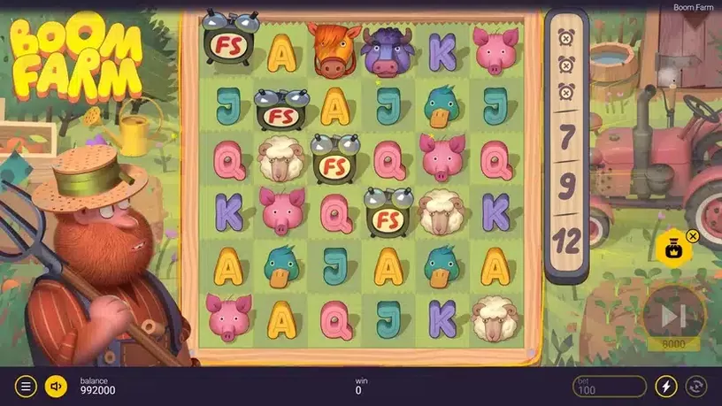 Boom Farm slot screenshot 2
