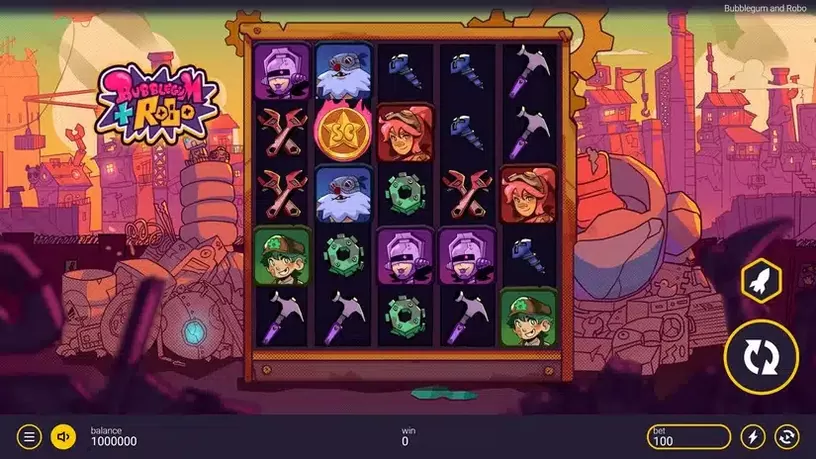 Bubblegum and Robo slot screenshot 1