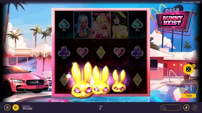 Bunny Heist slot screenshot 2