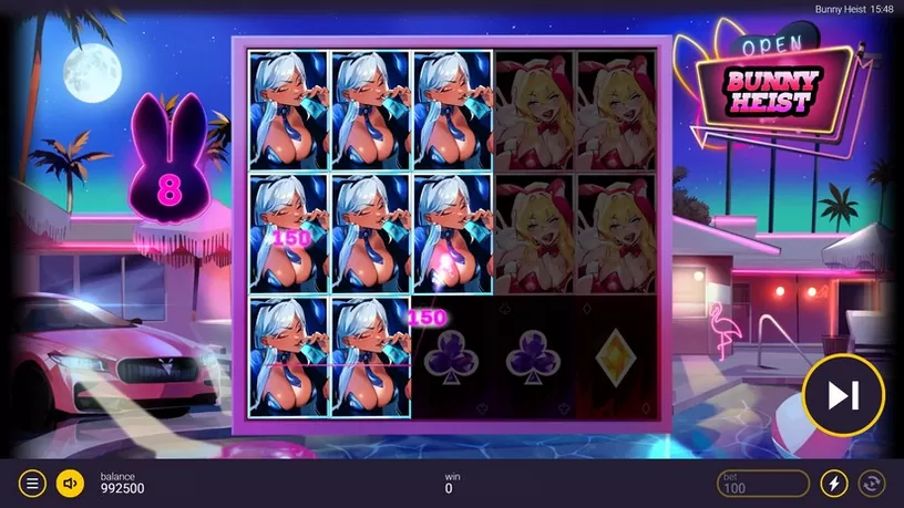 Bunny Heist slot screenshot 3