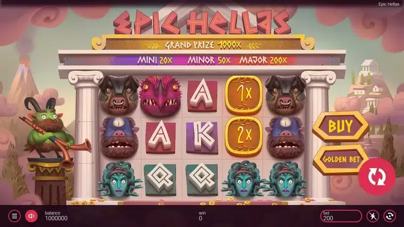Epic Hellas slot screenshot 1