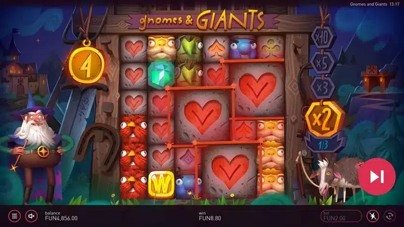 Gnomes & Giants slot screenshot 5