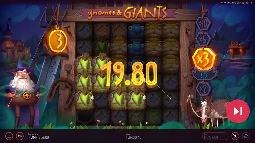Gnomes & Giants slot screenshot 6