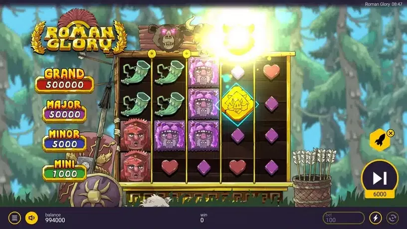 Roman Glory slot screenshot 2