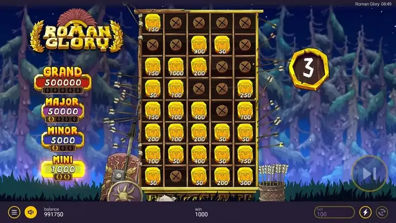 Roman Glory slot screenshot 7