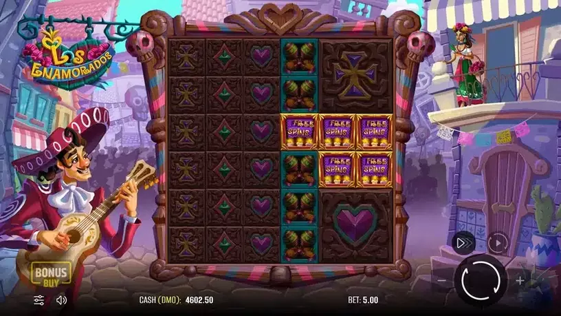 Los Enamorados slot screenshot 2