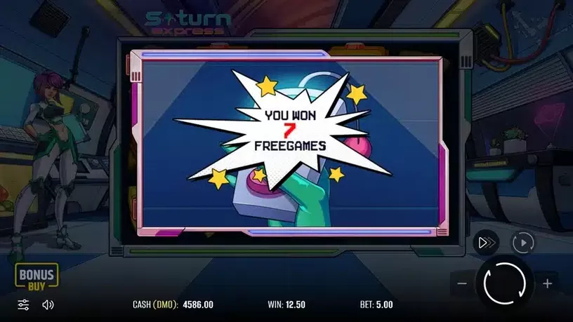 Saturn Express slot screenshot 3