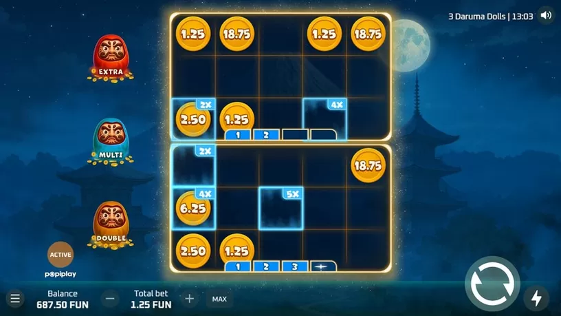 3 Daruma Dolls slot screenshot 4