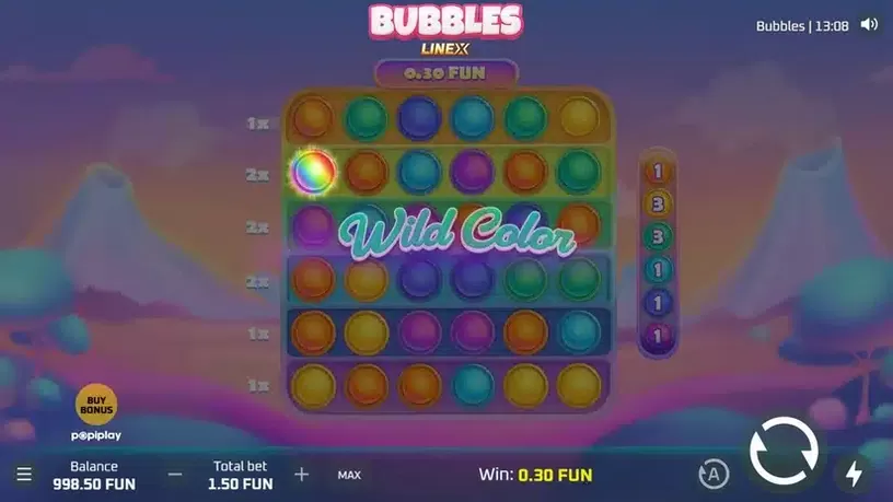 Bubbles slot screenshot 2