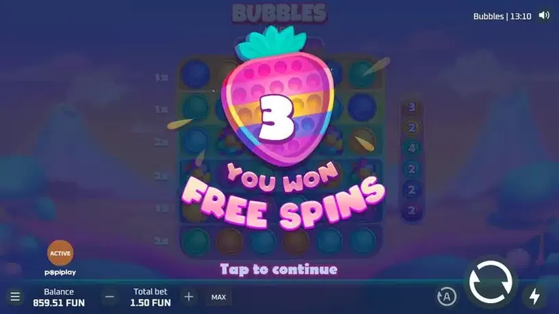 Bubbles slot screenshot 3