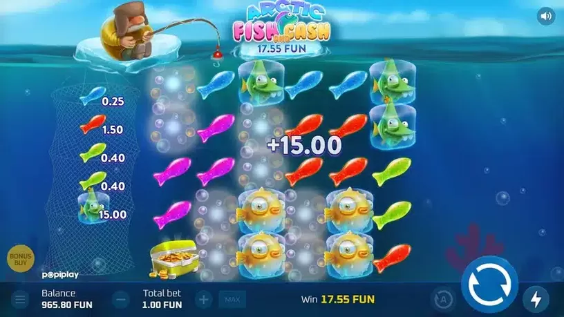 Arctic Fish and Cash slot screenshot 5
