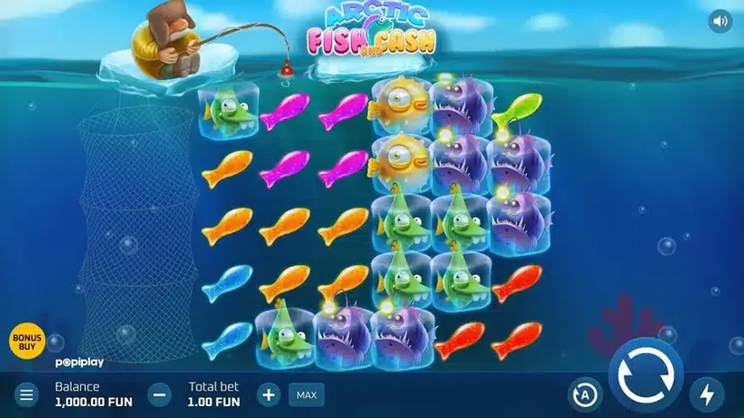 Arctic Fish and Cash slot screenshot 1