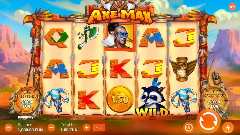 Axe Max slot screenshot 1