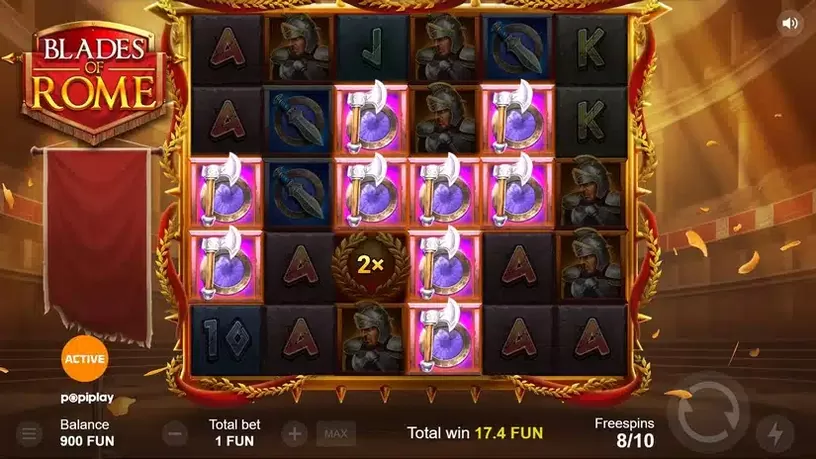 Blades of Rome slot screenshot 4
