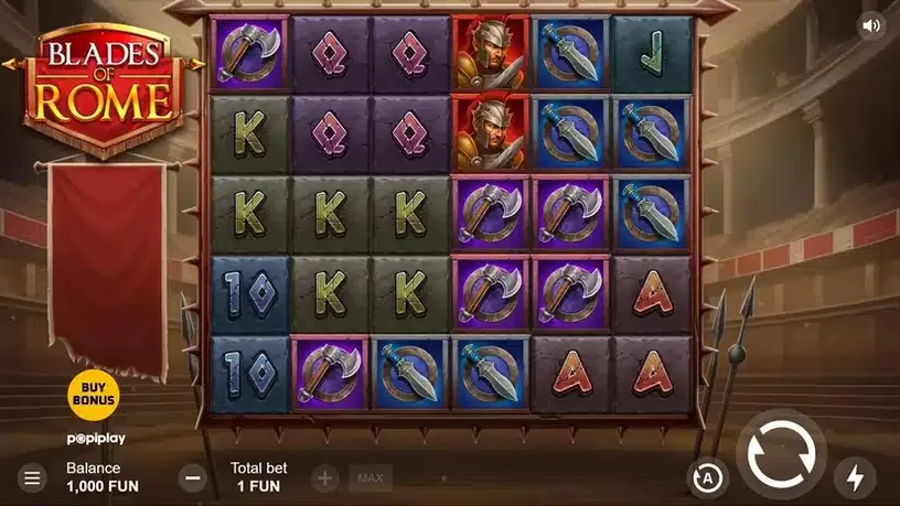 Blades of Rome slot screenshot 1