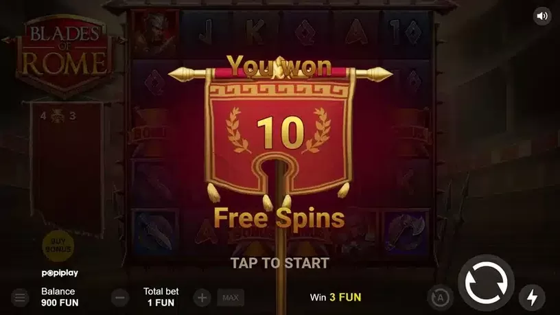 Blades of Rome slot screenshot 3