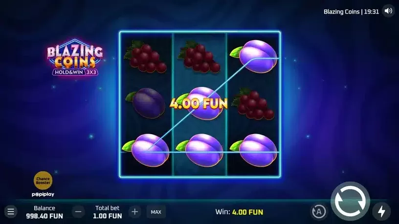 Blazing Coins Hold and Win slot screenshot 4