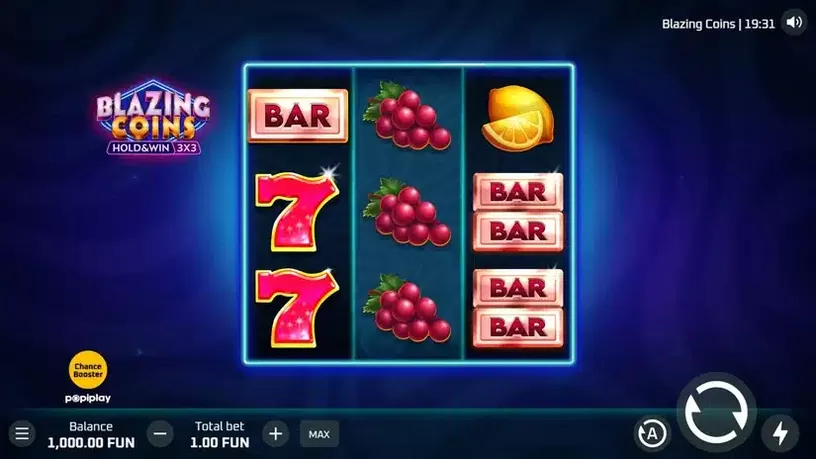 Blazing Coins Hold and Win slot screenshot 1