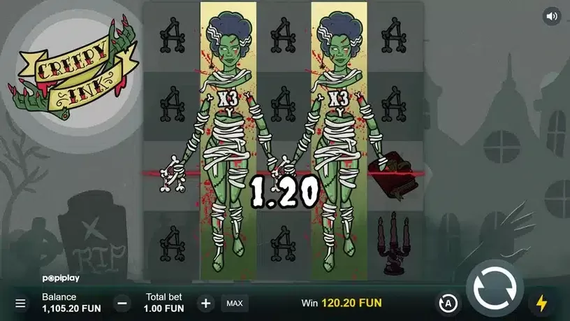 Creepy Ink slot screenshot 3