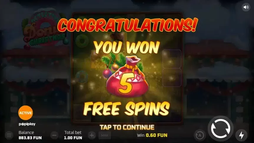 Detective Donut Christmas slot screenshot 3