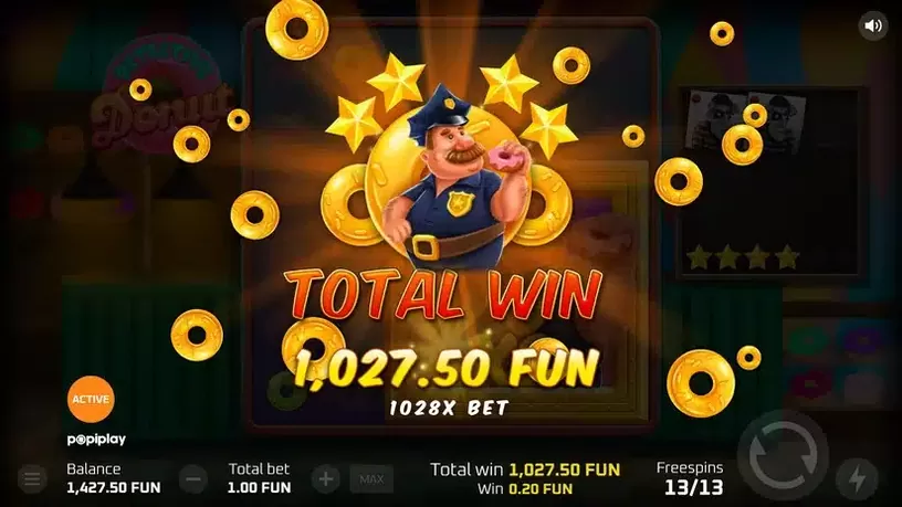 Detective Donut slot screenshot 6